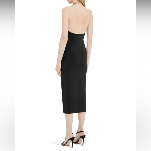Galvan London Cleopatra Chain Necklace Halter Midi Dress Small NWT - Picture 3 of 13